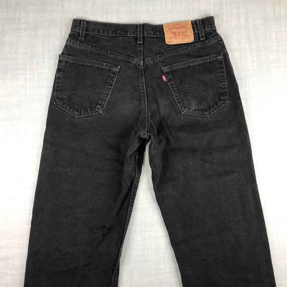 Vintage 90s Levis Mens 34x36 550 Black Jeans - Picture 5 of 14